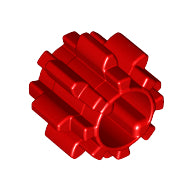 Plaatje in Gallery viewer laden, LEGO® los onderdeel Technische Tandwiel in kleur Rood 11955