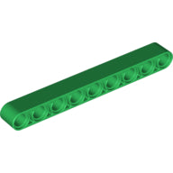 LEGO® los onderdeel Technische Hefbalk in kleur Groen 40490