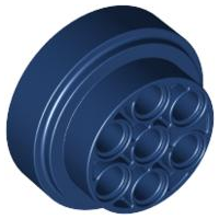 LEGO® los onderdeel Wiel in kleur Donkerblauw 60208
