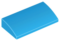 LEGO® los onderdeel Dakpan Gebogen Donker Azuurblauw 88930