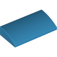 LEGO® los onderdeel Dakpan Gebogen Donker Azuurblauw 88930