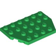 LEGO® los onderdeel Wig Plaat in kleur Groen 32059
