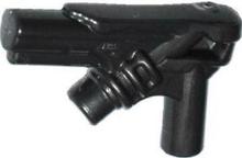 Plaatje in Gallery viewer laden, LEGO® los onderdeel Wapen in kleur Parel Donkergrijs 13952