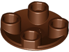 LEGO® los onderdeel Plaat Rond Roodachtig Bruin 2654
