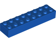 LEGO® los onderdeel Steen in kleur Blauw 3007