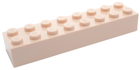 LEGO® los onderdeel Steen in kleur Lichte Noga 3007