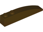 LEGO® los onderdeel Dakpan Gebogen Donker Bruin 42022