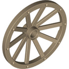 LEGO® los onderdeel Wiel in kleur Donker Geelbruin 33211