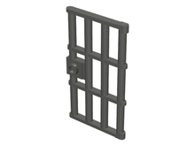 Plaatje in Gallery viewer laden, LEGO® los onderdeel Deur in kleur Parel Donkergrijs 60621