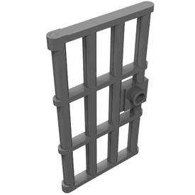 LEGO® los onderdeel Deur in kleur Parel Donkergrijs 60621