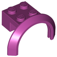 LEGO® los onderdeel Spatbord in kleur Magenta 50745