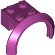 LEGO® los onderdeel Spatbord in kleur Magenta 50745