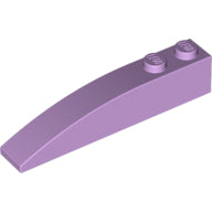 LEGO® los onderdeel Dakpan Gebogen in kleur Lavendel 42022
