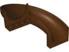 LEGO® los onderdeel Glijbaan in kleur Donker Bruin 11267