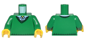 LEGO® los onderdeel Lijf met Motief Groen 973pb0708c01