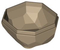 Plaatje in Gallery viewer laden, LEGO® los onderdeel Rots in kleur Donker Geelbruin 30294