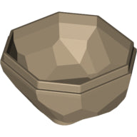 Plaatje in Gallery viewer laden, LEGO® los onderdeel Rots in kleur Donker Geelbruin 30294