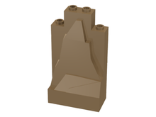 Plaatje in Gallery viewer laden, LEGO® los onderdeel Rots in kleur Donker Geelbruin 47847