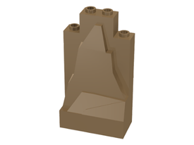 LEGO® los onderdeel Rots in kleur Donker Geelbruin 47847