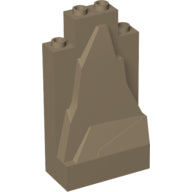 LEGO® los onderdeel Rots in kleur Donker Geelbruin 47847