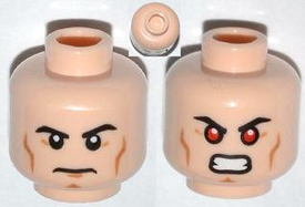 LEGO® los onderdeel Hoofd in kleur Lichte Noga 3626pb0931