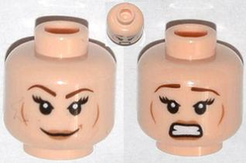 LEGO® los onderdeel Hoofd in kleur Lichte Noga 3626pb0933
