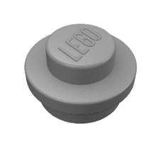 Plaatje in Gallery viewer laden, LEGO® los onderdeel Plaat Rond Parel Donkergrijs 4073