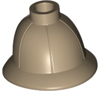 LEGO® los onderdeel Hoofddeksels Donker Geelbruin 30172