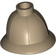 LEGO® los onderdeel Hoofddeksels Donker Geelbruin 30172