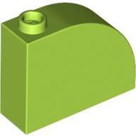 Plaatje in Gallery viewer laden, LEGO® los onderdeel Dakpan Gebogen in kleur Limoen 33243