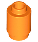 LEGO® los onderdeel Steen Rond in kleur Oranje 3062