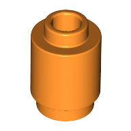 Plaatje in Gallery viewer laden, LEGO® los onderdeel Steen Rond in kleur Oranje 3062