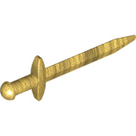 LEGO® los onderdeel Wapen in kleur Parel Goud 98370
