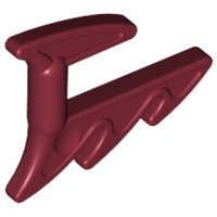 LEGO® los onderdeel Wapen in kleur Donkerrood 11601