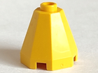 LEGO® los onderdeel Kegel in kleur Geel 6039