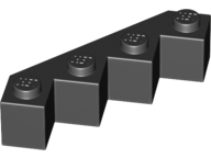 LEGO® los onderdeel Steen Aangepast in kleur Zwart 14413