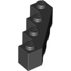 LEGO® los onderdeel Steen Aangepast in kleur Zwart 14413