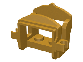 LEGO® los onderdeel Dier Accessoire Parel Goud 4491b