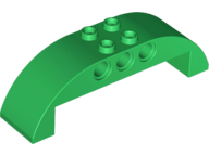 LEGO® los onderdeel Dakpan Gebogen in kleur Groen 11290