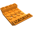 LEGO® los onderdeel Dakpan Omgekeerd in kleur Oranje 60219