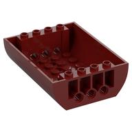 Plaatje in Gallery viewer laden, LEGO® onderdeel Dakpan Gebogen Omgekeerd Donkerrood 45410