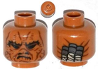 LEGO® los onderdeel Hoofd in kleur Medium Noga 3626pb0983