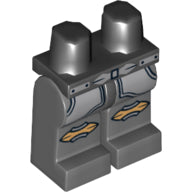Plaatje in Gallery viewer laden, LEGO® los onderdeel Benen met Motief Zwart 970c85pb10