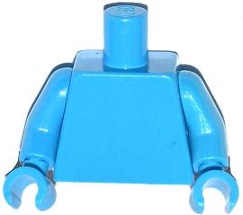 LEGO® los onderdeel Lijf in kleur Donker Azuurblauw 973c000