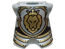 Plaatje in Gallery viewer laden, LEGO® los onderdeel Lijf Accessoire in kleur Zilver 2587pb32