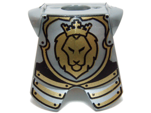 LEGO® los onderdeel Lijf Accessoire in kleur Zilver 2587pb32