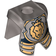 Plaatje in Gallery viewer laden, LEGO® los onderdeel Lijf Accessoire in kleur Zilver 2587pb32
