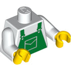 LEGO® los onderdeel Lijf met Motief Wit 973pb0192c01