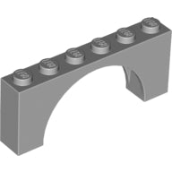 Plaatje in Gallery viewer laden, LEGO® los onderdeel Steen Boog Licht Blauwachtig Grijs 12939