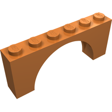 Plaatje in Gallery viewer laden, LEGO® los onderdeel Steen Boog in kleur Medium Noga 12939